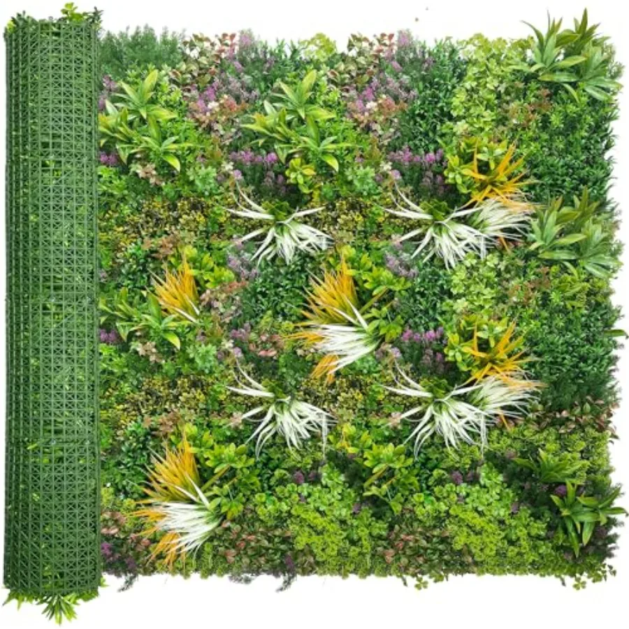 Artificial Greenery Grass Wall Panels: 60'' x 120'' UV-Anti Faux Greenery Ivy Privacy Fence Screen Backdrop Boxwood Vine
Artificial Greenery Grass Wall Panels: 60'' x 120'' UV-Anti Faux Greenery Ivy Privacy Fence Screen Backdrop Boxwood Vine