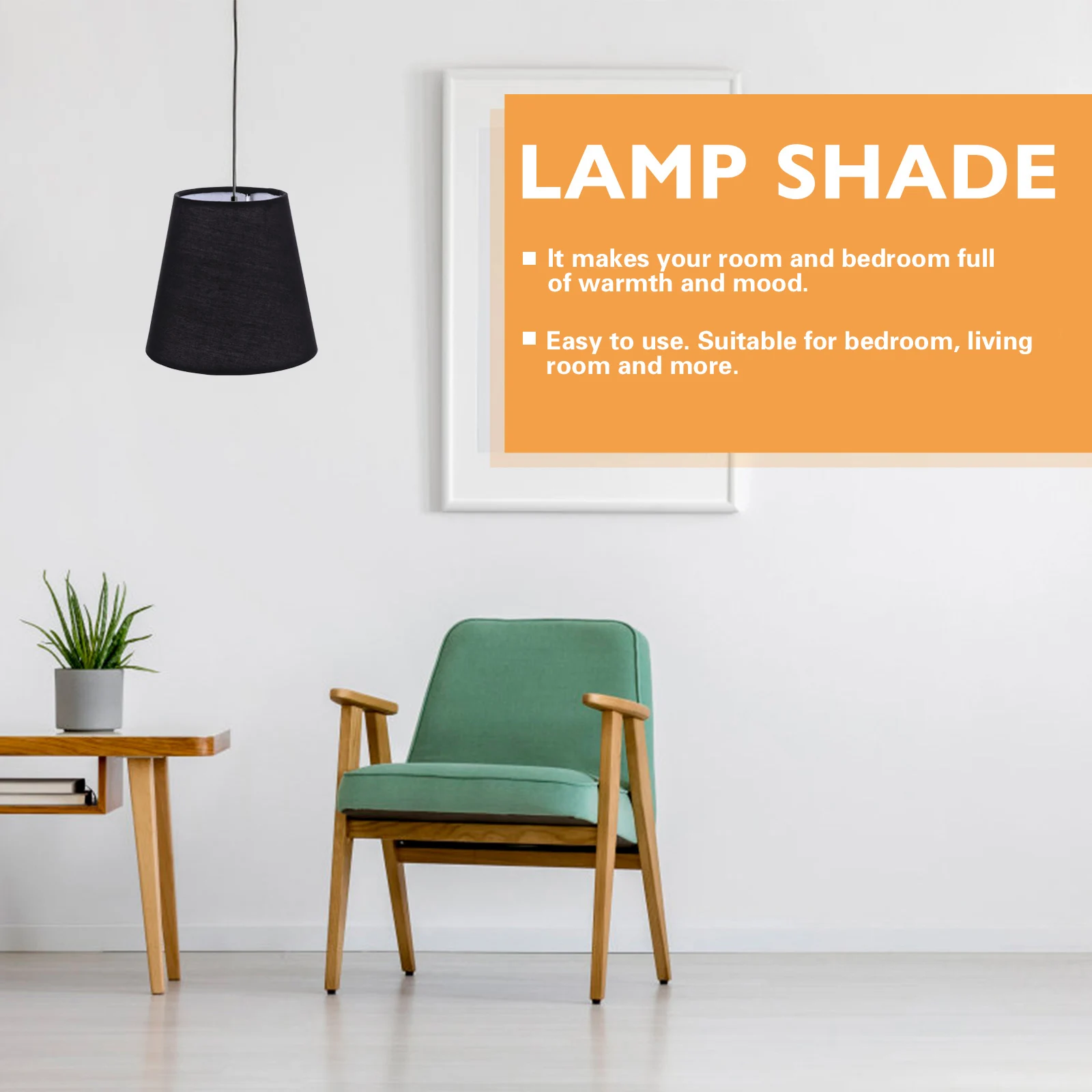 1pc Cloth Lampshade Black Fabric Home Decor Light Cover Shades Dust Protector Bedroom Living Room Warm Atmosphere Easy Use Lamp
1pc Cloth Lampshade Black Fabric Home Decor Light Cover Shades Dust Protector Bedroom Living Room Warm Atmosphere Easy Use Lamp