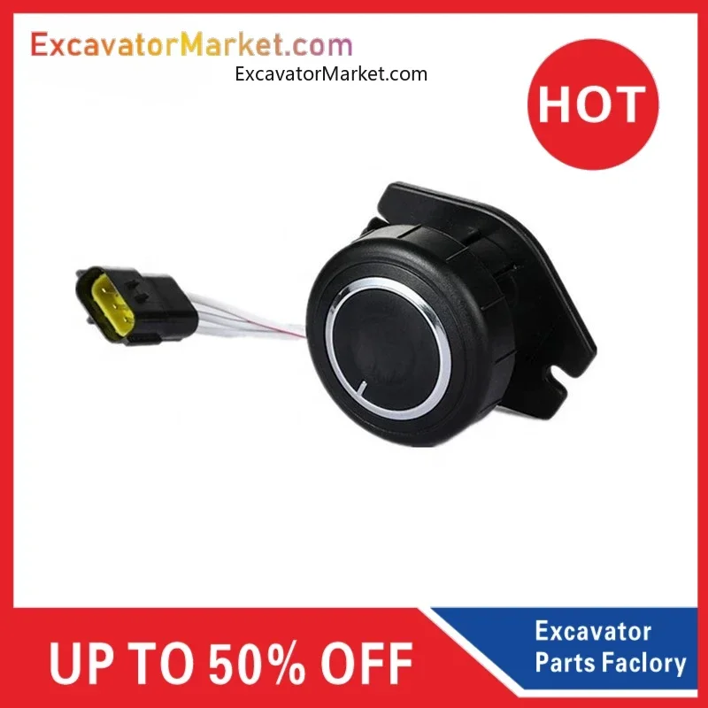 300661-00004 2552-1004 Fuel Dial Throttle Knob Manual Switch For Daewoo Doosan Dh220-5 Dx140 Dx210 Dx225lc Dx300 Dx340 Excavator
300661-00004 2552-1004 Fuel Dial Throttle Knob Manual Switch For Daewoo Doosan Dh220-5 Dx140 Dx210 Dx225lc Dx300 Dx340 Excavator