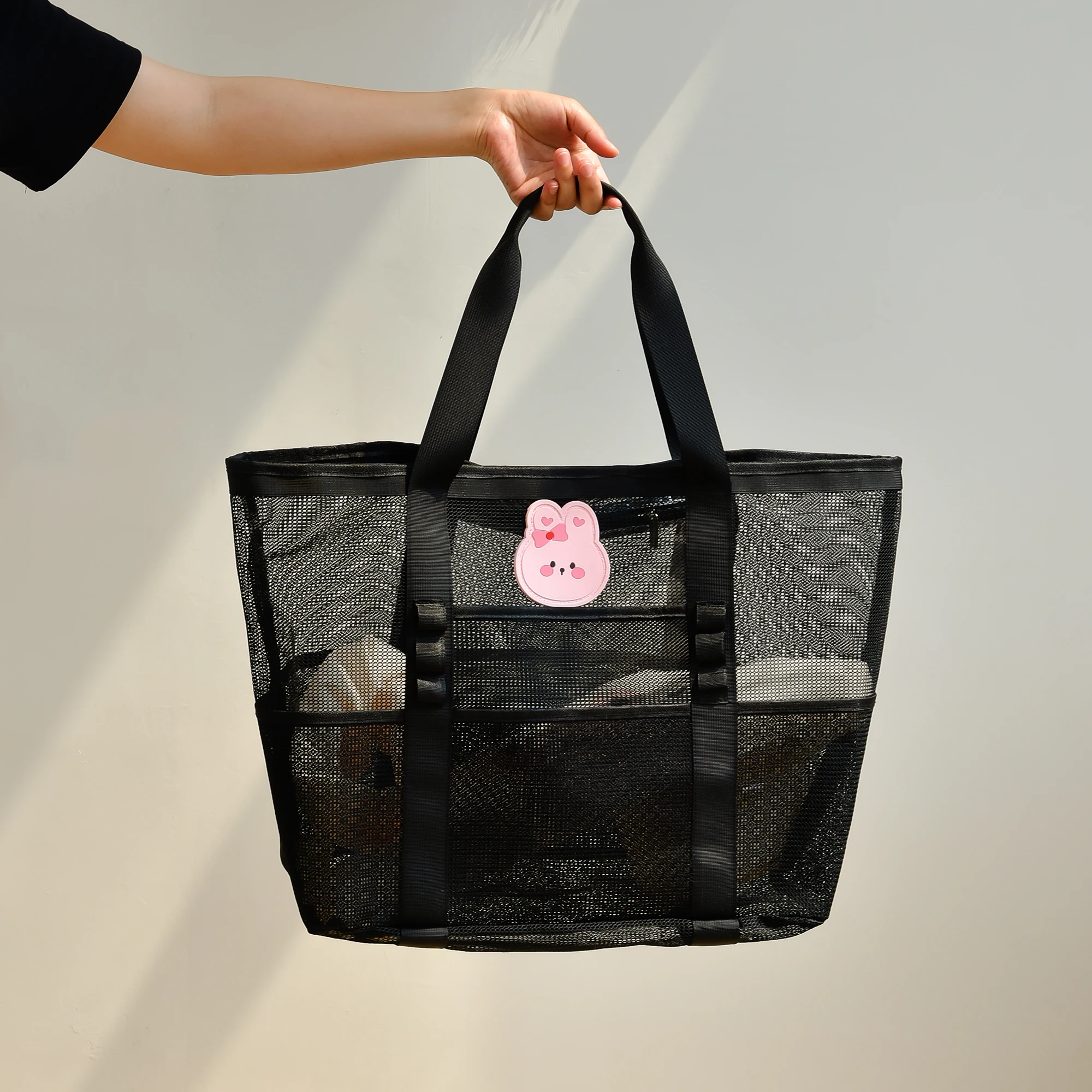 Beach bag Large capacity children's beach toy storage bag Cartoon bear travel swim bag
Beach bag Large capacity children's beach toy storage bag Cartoon bear travel swim bag
