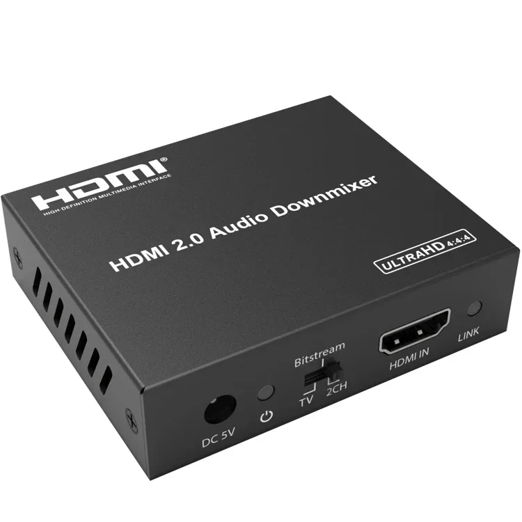 HDMI 18Gbps Audio Extractor With Audio Downmix
HDMI 18Gbps Audio Extractor With Audio Downmix
