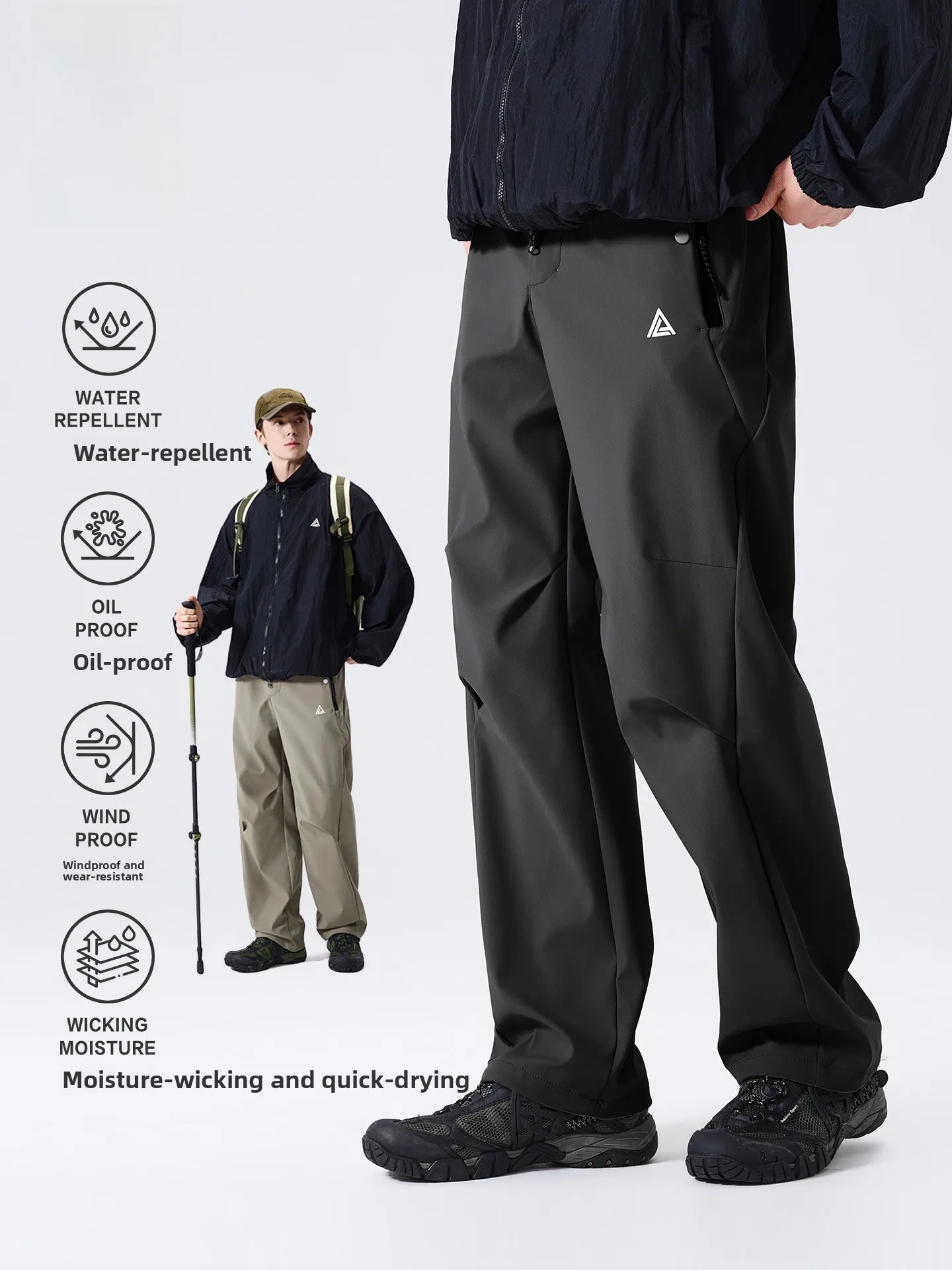 LAZY DAY Outdoor Three-Proof Hiking Pants Men's Wear Resistant Straight Leg Workwear Trousers for Climbing And Sports
LAZY DAY Outdoor Three-Proof Hiking Pants Men's Wear Resistant Straight Leg Workwear Trousers for Climbing And Sports