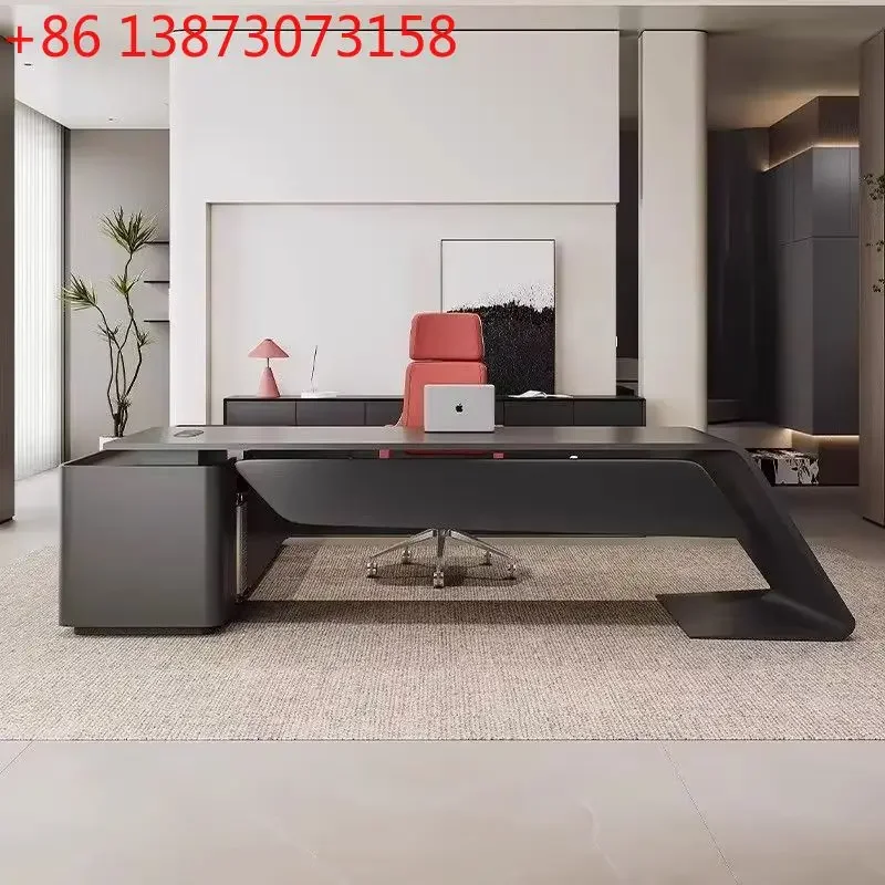 Painted boss table President table Creative simplicity Modern atmosphere Large class desk Office desk Light luxury desk
Painted boss table President table Creative simplicity Modern atmosphere Large class desk Office desk Light luxury desk