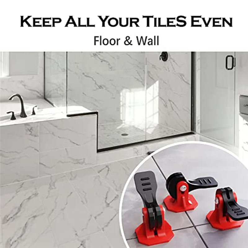 100 Pcs Tile Tools For Leveling Installation, Reusable Tile Leveling System Floor Leveling Tools
100 Pcs Tile Tools For Leveling Installation, Reusable Tile Leveling System Floor Leveling Tools