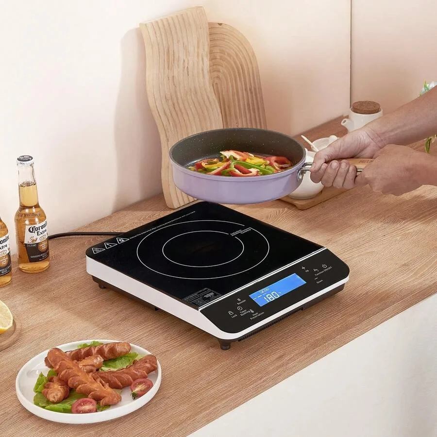 Portable Induction Cooktop, 1500W Electric Induction Burner With 9 Temperature Settings, Countertop Induction Hot Plate With 4H
Portable Induction Cooktop, 1500W Electric Induction Burner With 9 Temperature Settings, Countertop Induction Hot Plate With 4H