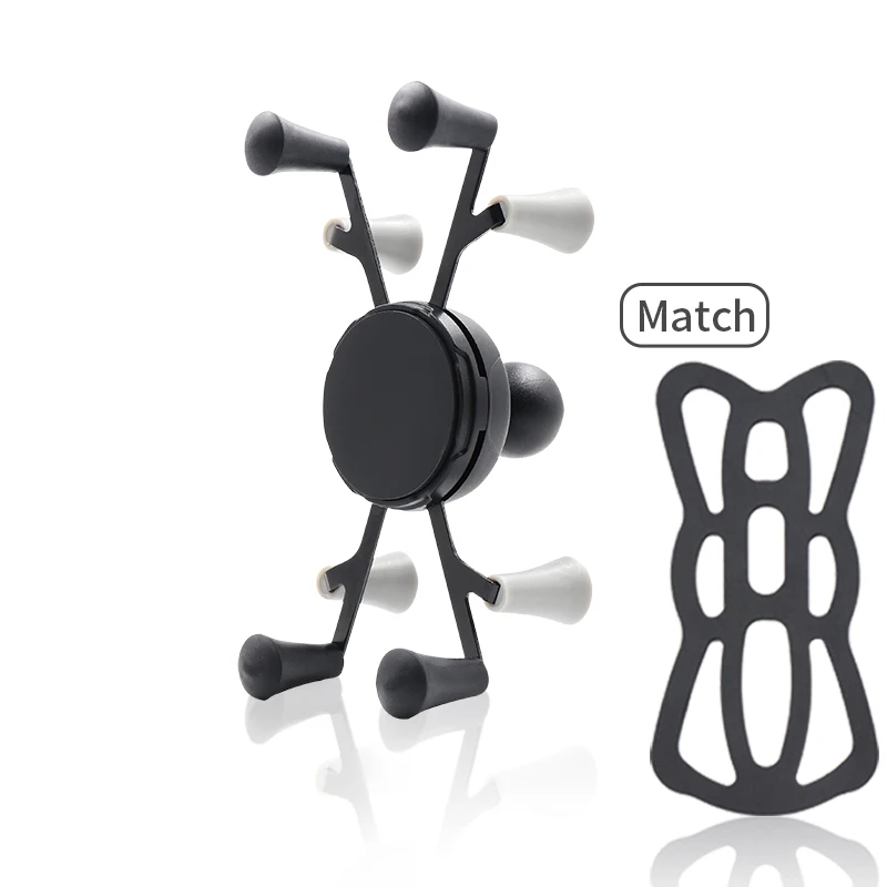 With B-type 1-inch ball phone mount, spherical X-style phone holder, compatible with RAM and 1-inch ball series dual-arm mounts
With B-type 1-inch ball phone mount, spherical X-style phone holder, compatible with RAM and 1-inch ball series dual-arm mounts