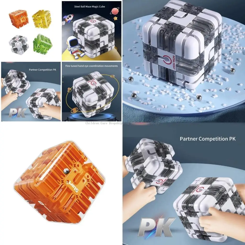Maze Cube Puzzle Game Toy For Logical Thinking And Coordination Skill Development
Maze Cube Puzzle Game Toy For Logical Thinking And Coordination Skill Development