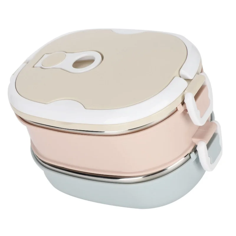 Lunch Box Portable Stainless Steel Food Container For Student Children Work