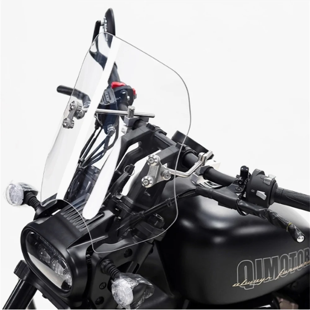 SRV350 windshield modification For QJMOTOR SRV350 High quality and thickened front windshield with adjustable height accessories
SRV350 windshield modification For QJMOTOR SRV350 High quality and thickened front windshield with adjustable height accessories