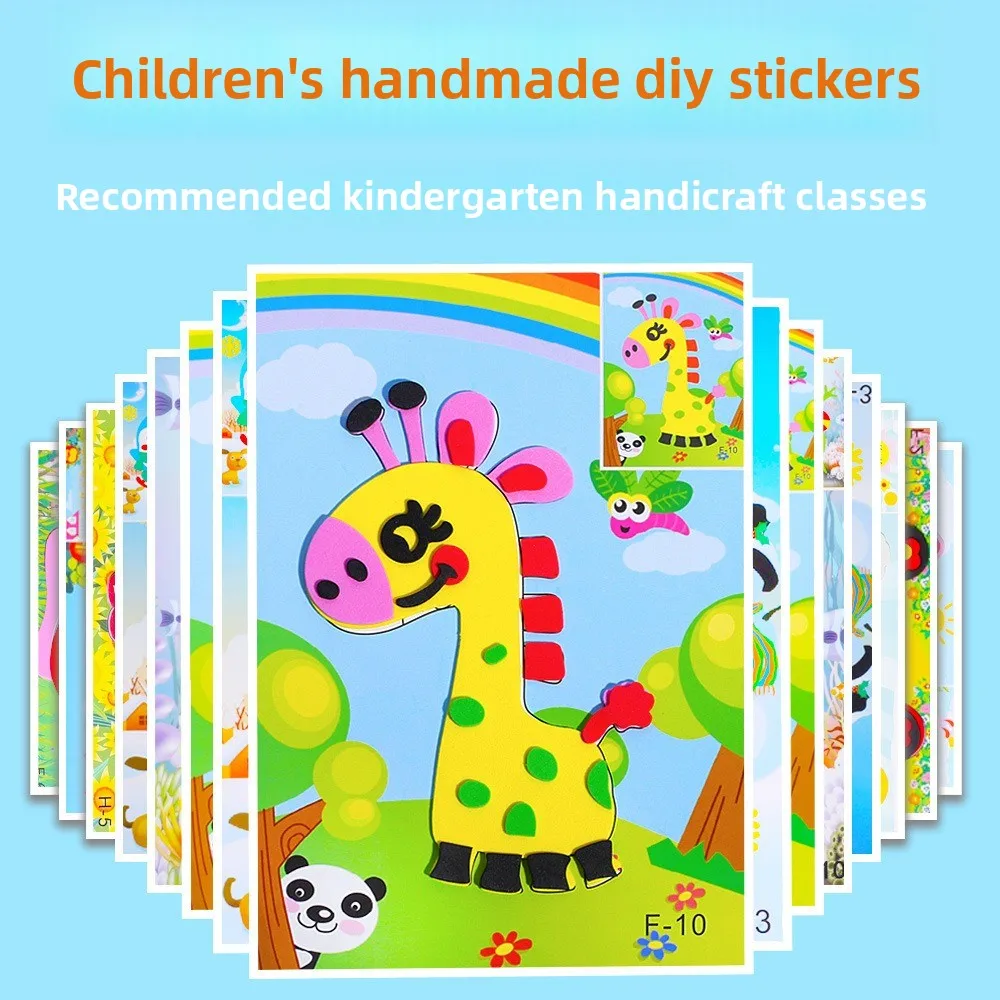 20PCS 3D EVA Foam Sticker Puzzle DIY Game Cartoon Animal Early Learning Education Toys for Children Birthday Gift Multi-patterns
20PCS 3D EVA Foam Sticker Puzzle DIY Game Cartoon Animal Early Learning Education Toys for Children Birthday Gift Multi-patterns