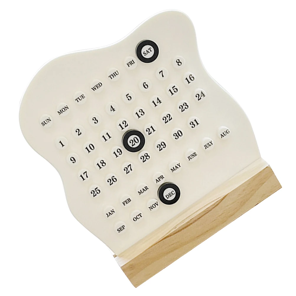 Wooden Perpetual Desk Calendar Home Office Decor Circular Design Sturdy Material Minimalist Style Daily Use Standing Calendar
Wooden Perpetual Desk Calendar Home Office Decor Circular Design Sturdy Material Minimalist Style Daily Use Standing Calendar