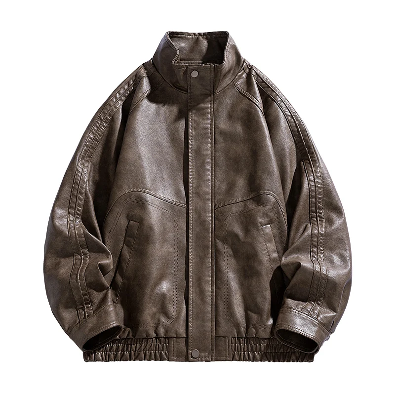 Men's Windproof Leather Jacket New Leather Bomber Jacket Mens Clothes Slim Fit Casual Leather Jackets Trendy Mens Classic Coats
Men's Windproof Leather Jacket New Leather Bomber Jacket Mens Clothes Slim Fit Casual Leather Jackets Trendy Mens Classic Coats