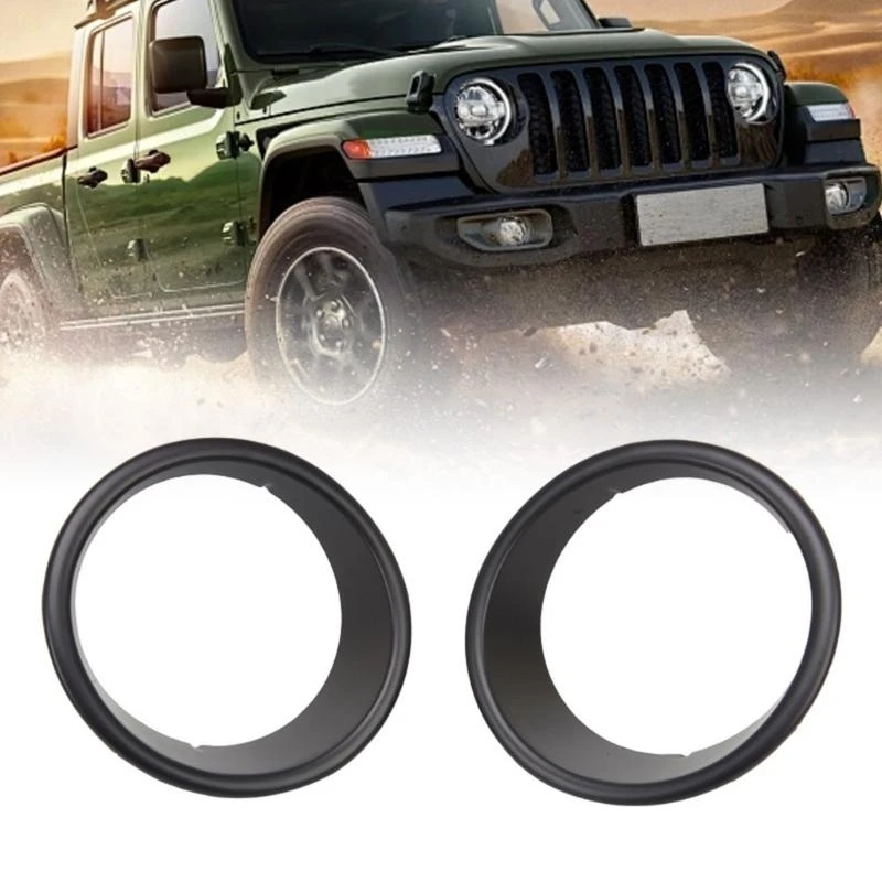 Y9UC Front Grille Headlight Trim Rings with Simple Clip On Designs Protective ABS Headlight Bezel Cover Enhances Look for JK
Y9UC Front Grille Headlight Trim Rings with Simple Clip On Designs Protective ABS Headlight Bezel Cover Enhances Look for JK