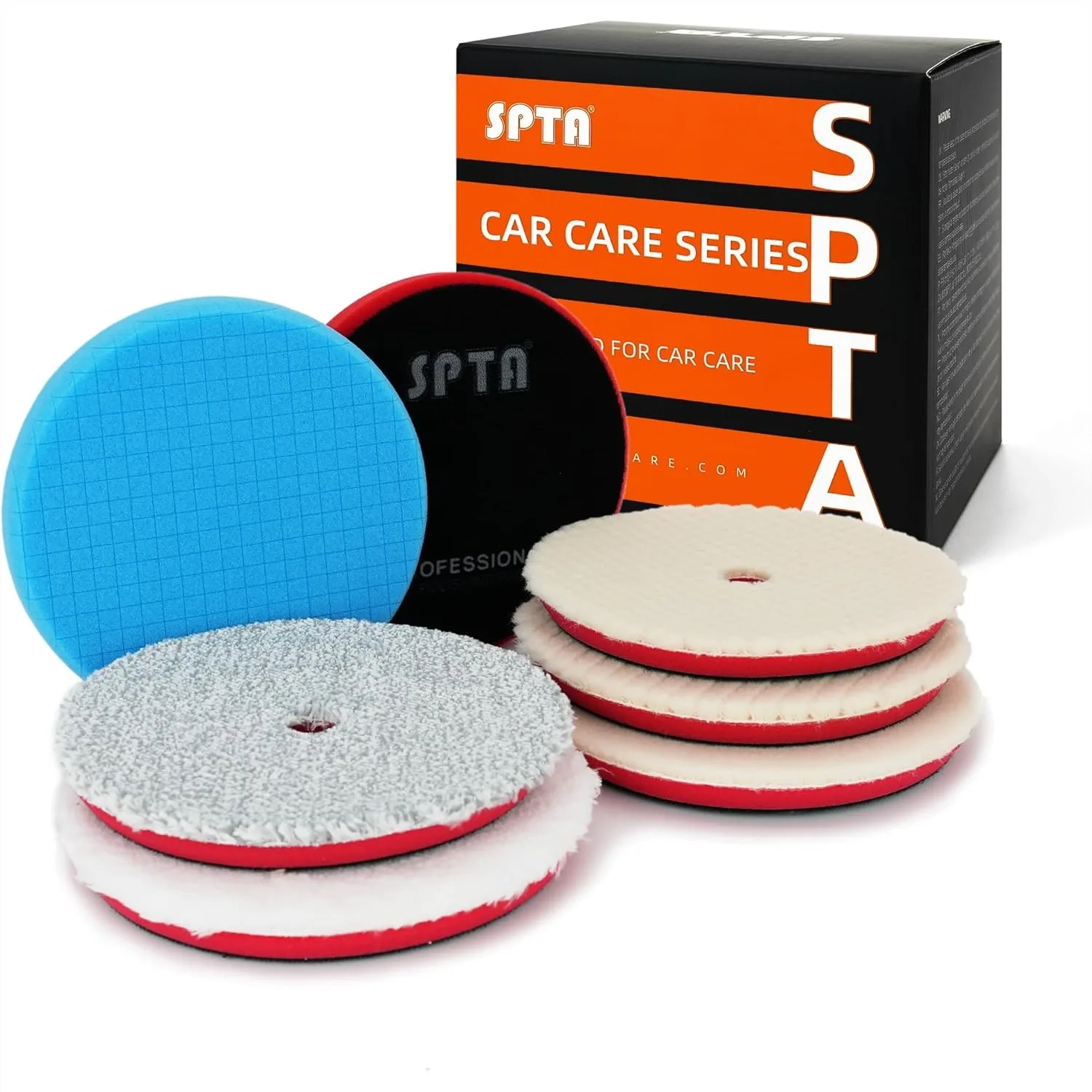 Buffing Polishing Pads Kit, 7Pc 6.5 Inch for Car Buffer Polisher with Foam and Wool Pads, Easy to Use and Washable for Smooth
Buffing Polishing Pads Kit, 7Pc 6.5 Inch for Car Buffer Polisher with Foam and Wool Pads, Easy to Use and Washable for Smooth