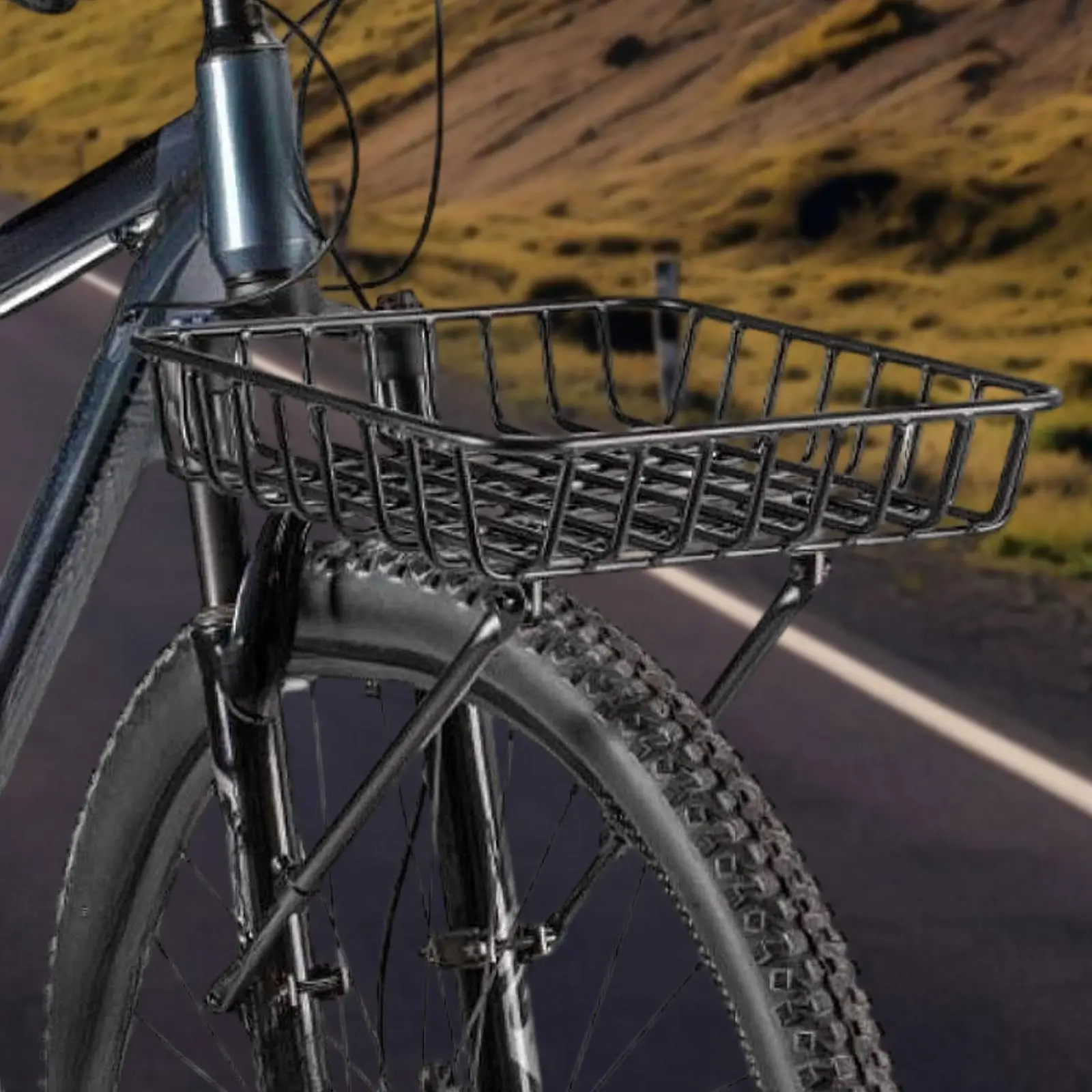Bicycle Basket Pannier Large Capacity Front Bike Basket Front Bike Cargo Rack for Travel Mountain Bike Cycling Outdoor Sports
Bicycle Basket Pannier Large Capacity Front Bike Basket Front Bike Cargo Rack for Travel Mountain Bike Cycling Outdoor Sports