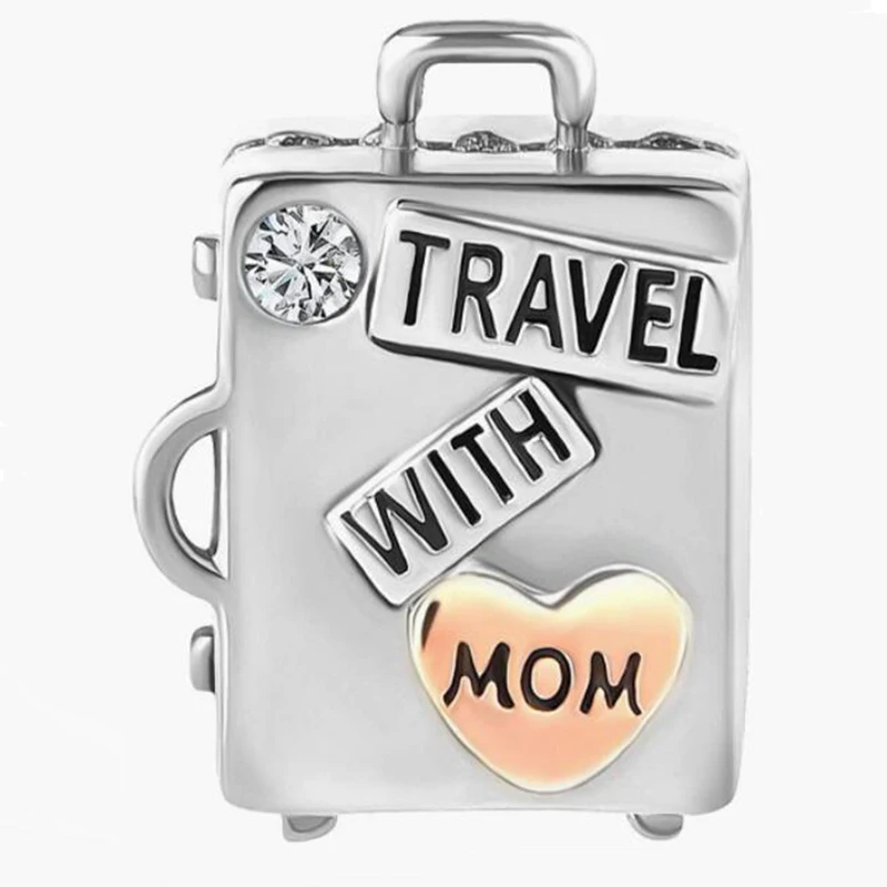 New Love Travel With Mom Charm Suitcase Bracelet Accessories Fit Luxury brand Charm Bracelet Women Jewelry Holiday Gifts,
New Love Travel With Mom Charm Suitcase Bracelet Accessories Fit Luxury brand Charm Bracelet Women Jewelry Holiday Gifts,