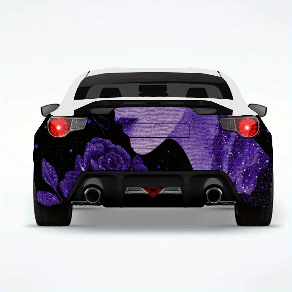 Dreamy Purple Glowing Rose and Woman Car Sticker,Vinyl Decal for Car Rear, Waterproof Self-Adhesive Vinyl Stickers for Vehicle T
Dreamy Purple Glowing Rose and Woman Car Sticker,Vinyl Decal for Car Rear, Waterproof Self-Adhesive Vinyl Stickers for Vehicle T