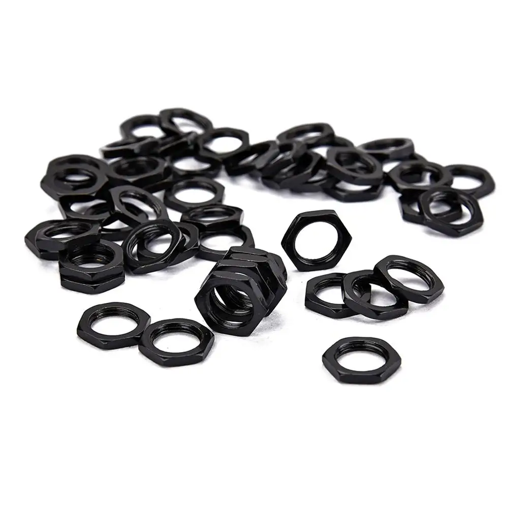 50 Pcs Guitar Nut Replacement Zinc Compatible Guitars Basses Socket Jack Nuts Musical Instruments Parts Accessories
50 Pcs Guitar Nut Replacement Zinc Compatible Guitars Basses Socket Jack Nuts Musical Instruments Parts Accessories