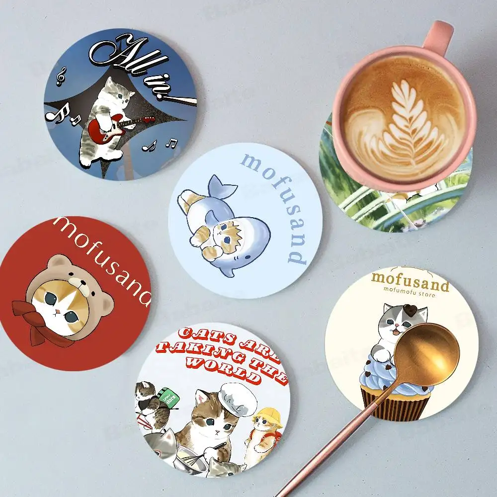 M-Mofusand Cute Cat Art Wood Coaster Set - Heat Resistant For Tea & Coffee, Home Cafe Decor Holiday Gift
M-Mofusand Cute Cat Art Wood Coaster Set - Heat Resistant For Tea & Coffee, Home Cafe Decor Holiday Gift