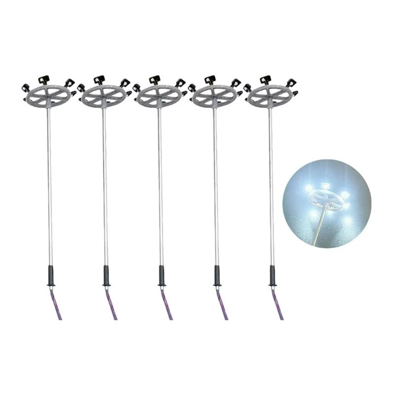 N80C Miniature HO Scale High Mast Light Model Perfect for Various Layouts LED Equipped
N80C Miniature HO Scale High Mast Light Model Perfect for Various Layouts LED Equipped