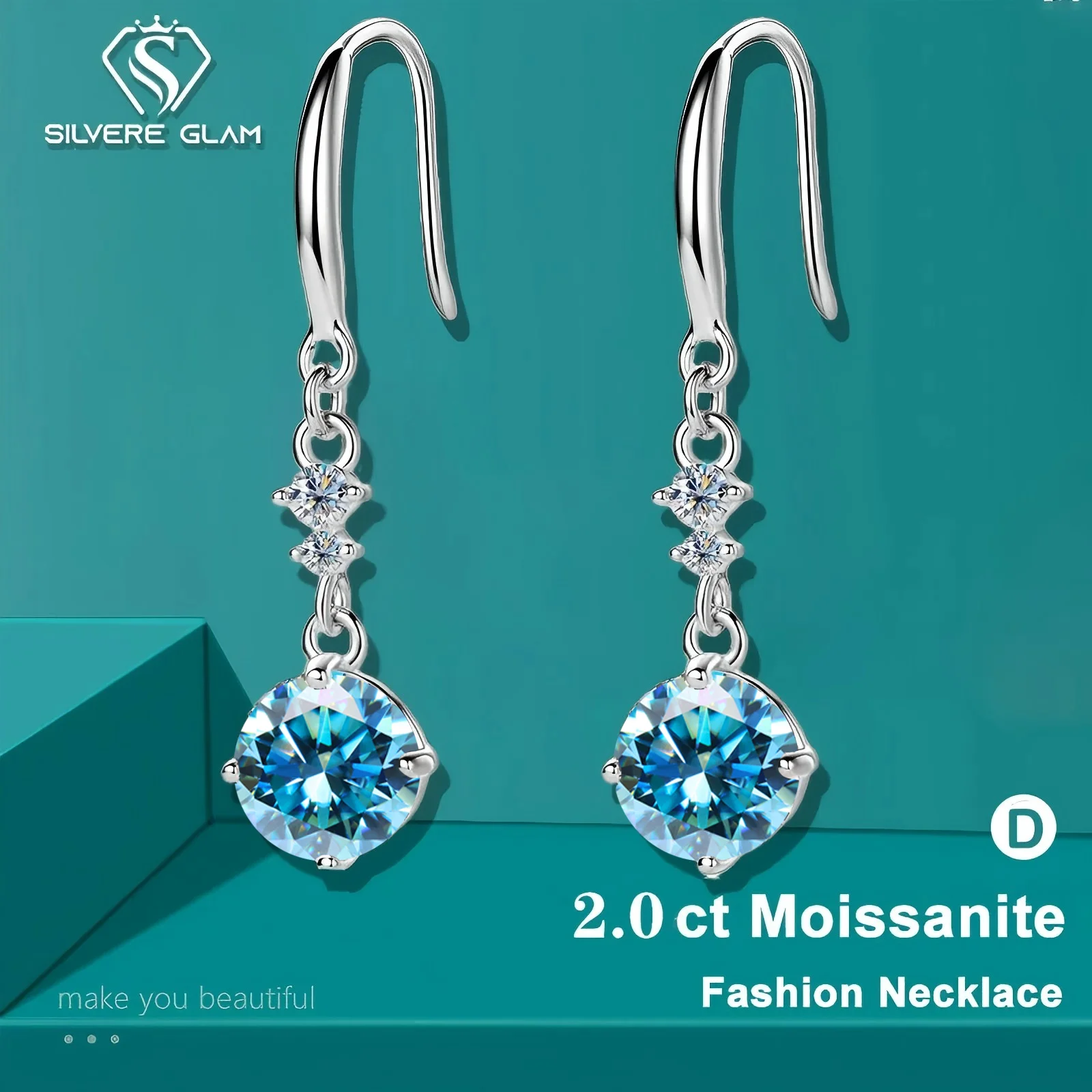 Серьги-гвоздики TY из серебра 925 пробы с муассанитом 2 карата для женщин, позолоченные 18-каратным золотом, изысканные ювелирные изделия, подарок
Серьги-гвоздики TY из серебра 925 пробы с муассанитом 2 карата для женщин, позолоченные 18-каратным золотом, изысканные ювелирные изделия, подарок