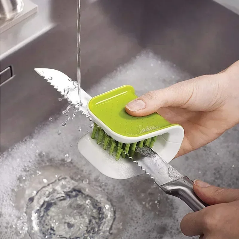 Kitchen Double Sided Cleaning Brush Soft Brush Fork Knife Blade Chopsticks Bristles Cleaning Tool U-Shaped Home Kitchen Tools
Kitchen Double Sided Cleaning Brush Soft Brush Fork Knife Blade Chopsticks Bristles Cleaning Tool U-Shaped Home Kitchen Tools
