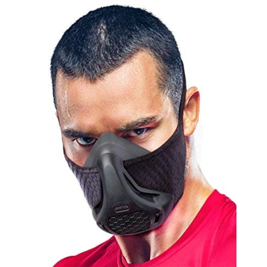 High Altitude Mask - Simulate High Altitudes - for Gym, Cardio, Fitness, Running, Endurance and HIIT Training [16 Breathing Lev
High Altitude Mask - Simulate High Altitudes - for Gym, Cardio, Fitness, Running, Endurance and HIIT Training [16 Breathing Lev