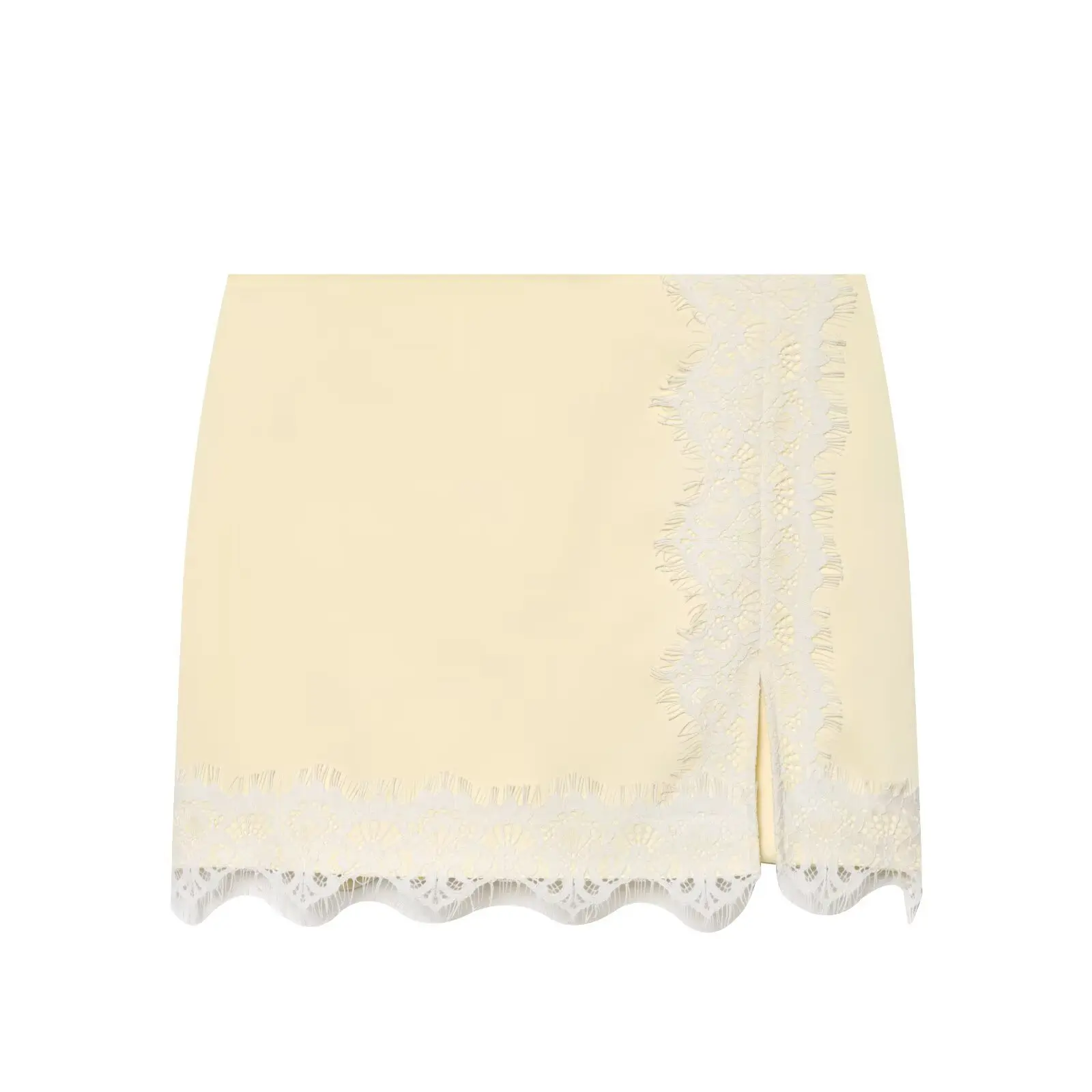 Willshela Women Fashion Yellow Lace Hem Front Slit Side Zipper Mini Skirts Shorts Vintage High Waist Female Chic Lady Shorts
Willshela Women Fashion Yellow Lace Hem Front Slit Side Zipper Mini Skirts Shorts Vintage High Waist Female Chic Lady Shorts
