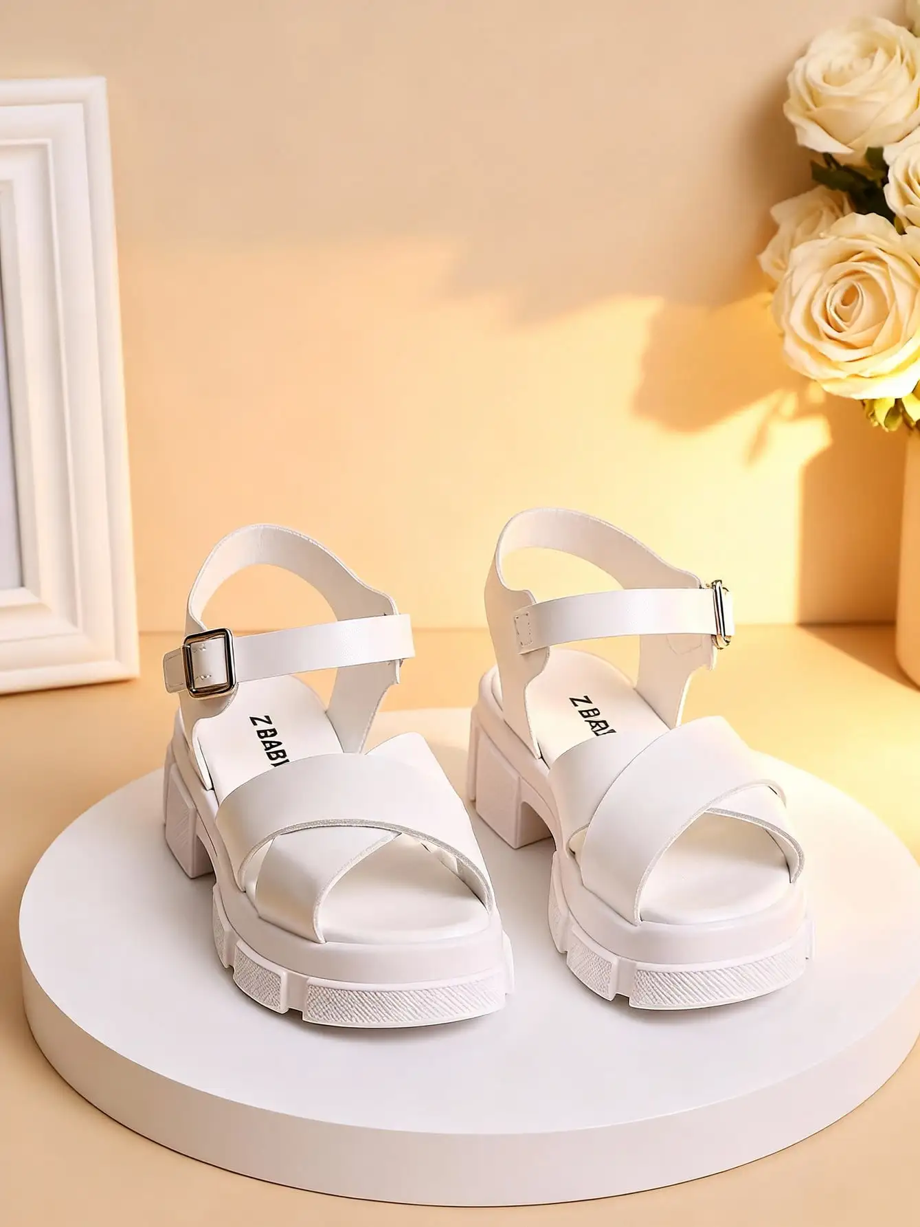 Kids White Chunky Platform Sandals Ankle Strap Soft Sole Summer Casual Beach Footwear
Kids White Chunky Platform Sandals Ankle Strap Soft Sole Summer Casual Beach Footwear