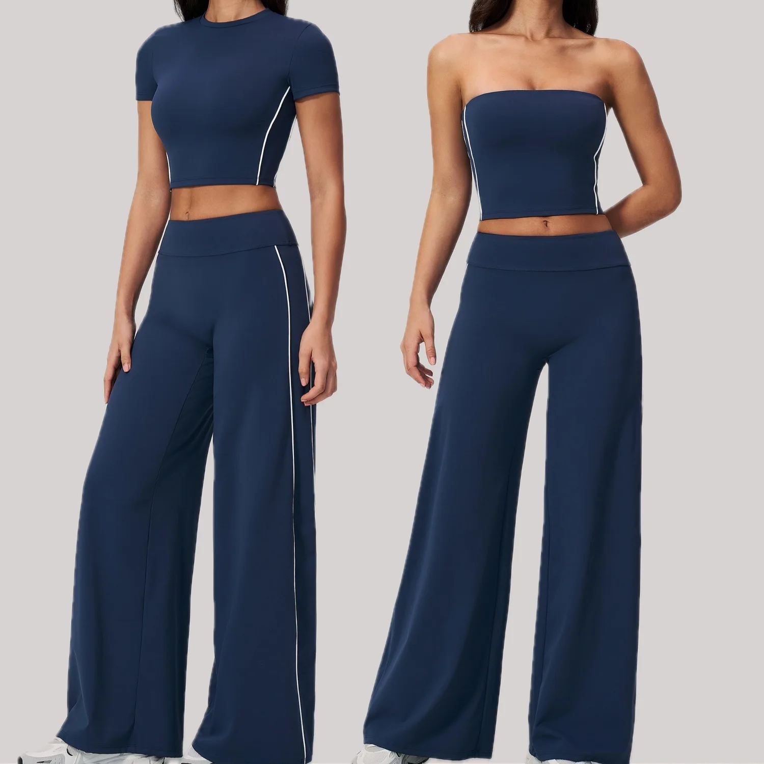 Sport Yoga Set 2PCS Fitness Suit Women Tracksuit Yoga Outfits Gym Clothes Female Short Sleeves Running Workout Set Yoga Clothing
Sport Yoga Set 2PCS Fitness Suit Women Tracksuit Yoga Outfits Gym Clothes Female Short Sleeves Running Workout Set Yoga Clothing