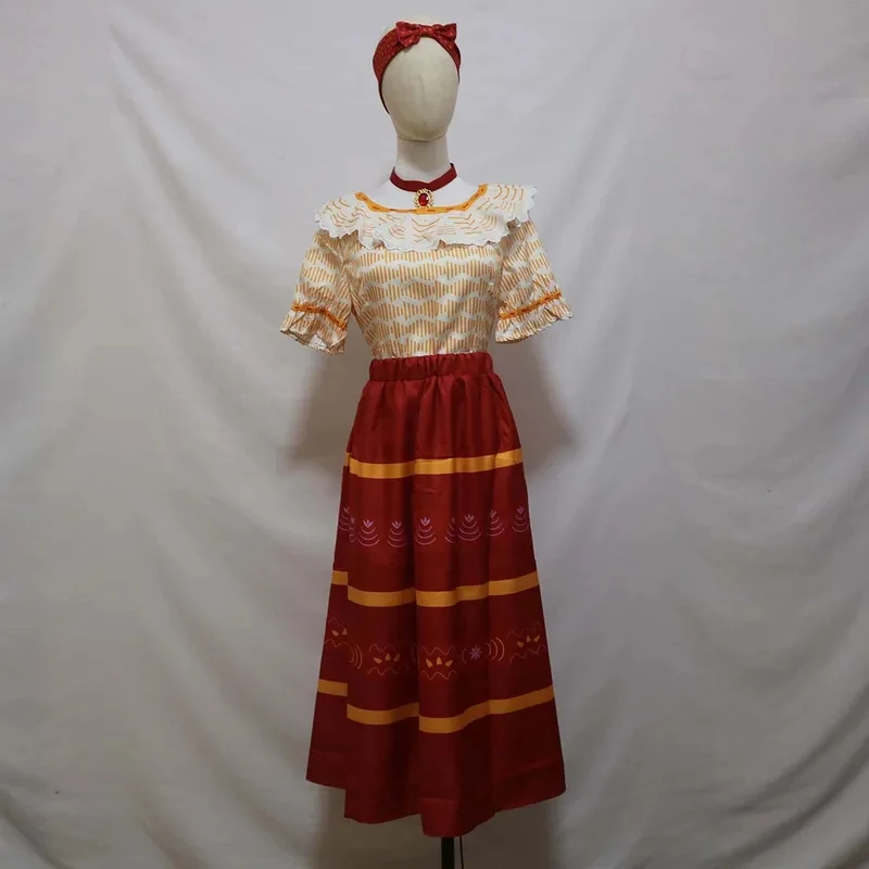 KKL3Halloween Cosplay Suit Princess Luisa Dolores Madrigal Costume Adult for Women k15[[
KKL3Halloween Cosplay Suit Princess Luisa Dolores Madrigal Costume Adult for Women k15[[