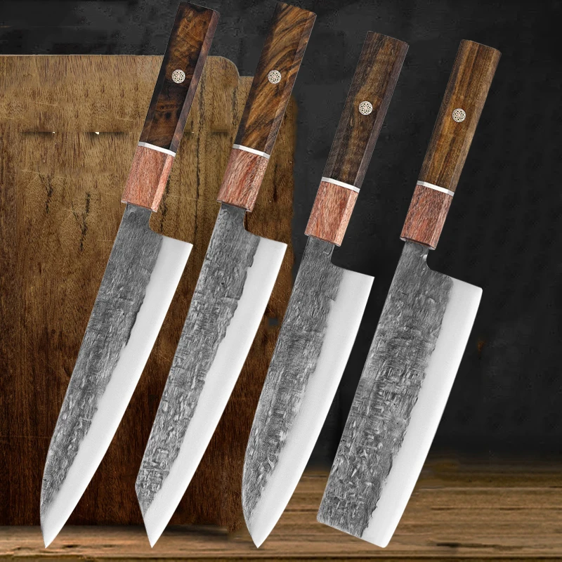 7"/8" Forged Santoku Salmon Knife Chef's Yanagiba Nakiri Knife Stainless Steel Wooden Handle Japanese Fish Fillet Knife
7"/8" Forged Santoku Salmon Knife Chef's Yanagiba Nakiri Knife Stainless Steel Wooden Handle Japanese Fish Fillet Knife