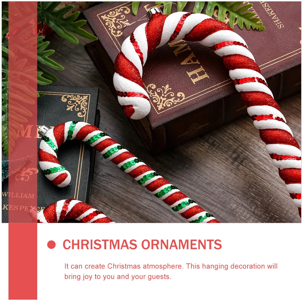 6 Pcs Christmas Tree Pendant Holiday Decorations Candy Painted Cane Hanging Ornaments Pvc Pendants
6 Pcs Christmas Tree Pendant Holiday Decorations Candy Painted Cane Hanging Ornaments Pvc Pendants