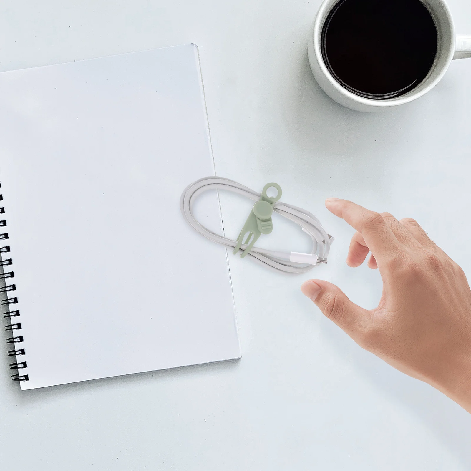 8Pcs Flexible Silicone Wire Organizer Cable Ties Durable Cable Management Straps for USB Headphone Data Cords Cord Ties
8Pcs Flexible Silicone Wire Organizer Cable Ties Durable Cable Management Straps for USB Headphone Data Cords Cord Ties