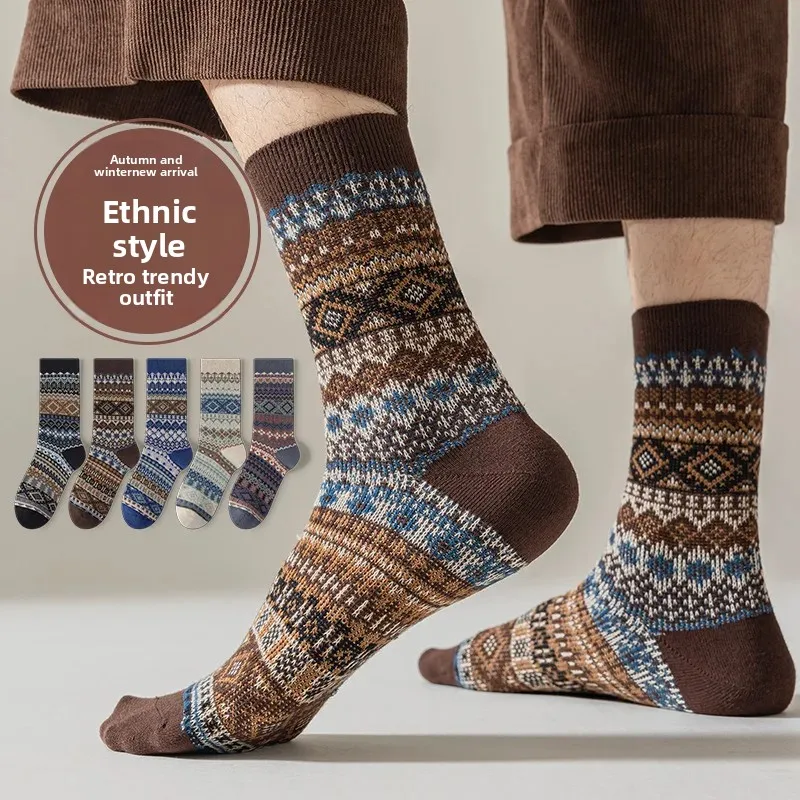 Фонарь, осень-зима, новые двойные иглы, двойной путь, ретро, этнический стиль, мужские носки до середины икры, хлопковые носки с парковой тематикой 
Фонарь, осень-зима, новые двойные иглы, двойной путь, ретро, этнический стиль, мужские носки до середины икры, хлопковые носки с парковой тематикой