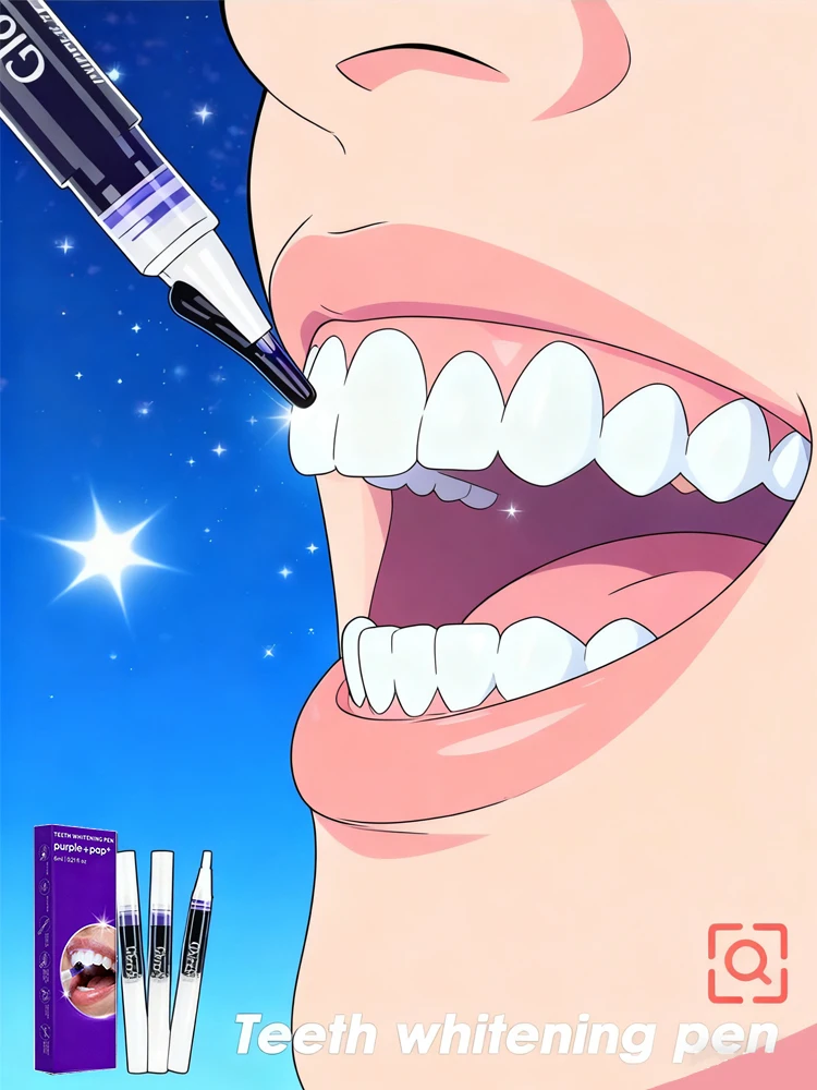 Removes yellow stains and brightens teeth.
Removes yellow stains and brightens teeth.
