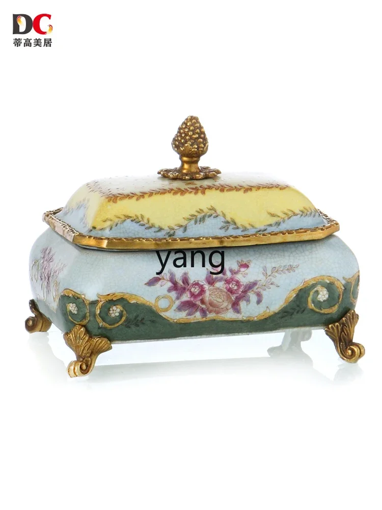lmm High-End Decorative Cover Box Storage Tank Living Room Coffee Table Home Decorations and Accessories
lmm High-End Decorative Cover Box Storage Tank Living Room Coffee Table Home Decorations and Accessories