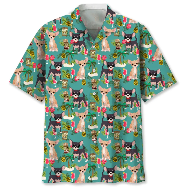 Cute Pets Dog Graphic Hawaiian Shirt Men Women Summer Street 3d Animal Printed Shirts Lapel Short Sleeves Loose Button Blouse
Cute Pets Dog Graphic Hawaiian Shirt Men Women Summer Street 3d Animal Printed Shirts Lapel Short Sleeves Loose Button Blouse