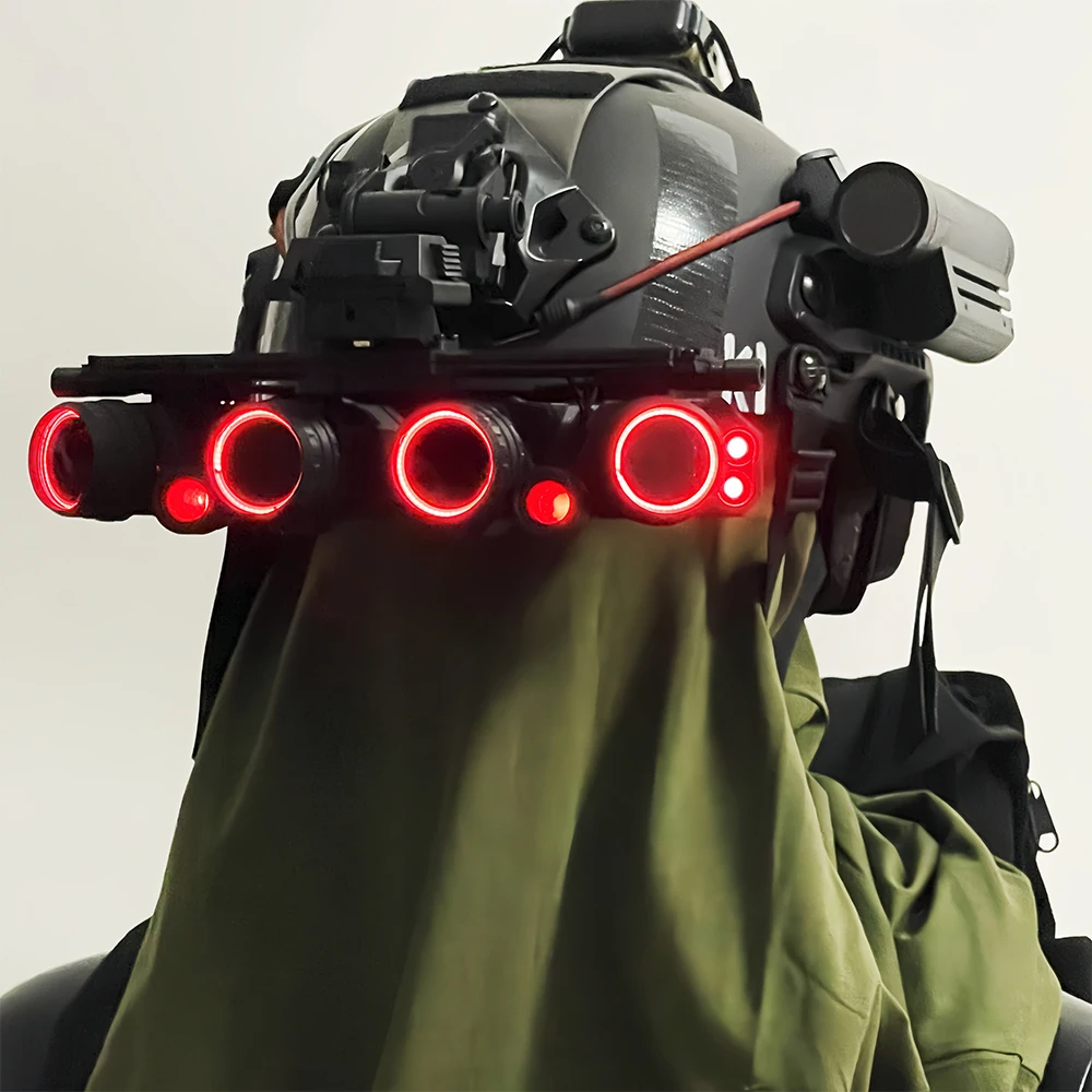AQzxdc Koenig Role Play Tactical Helmet Full Set Ghost Spider Koenig Cosplay Equipment Night Vision Goggles with Light Mask...
AQzxdc Koenig Role Play Tactical Helmet Full Set Ghost Spider Koenig Cosplay Equipment Night Vision Goggles with Light Mask...