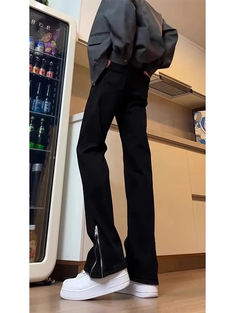 American High Street Sle Straight Leg Men's Jeans Bla Side Zipper Slimming Long Trousers Youthful Wear Resistant
American High Street Sle Straight Leg Men's Jeans Bla Side Zipper Slimming Long Trousers Youthful Wear Resistant