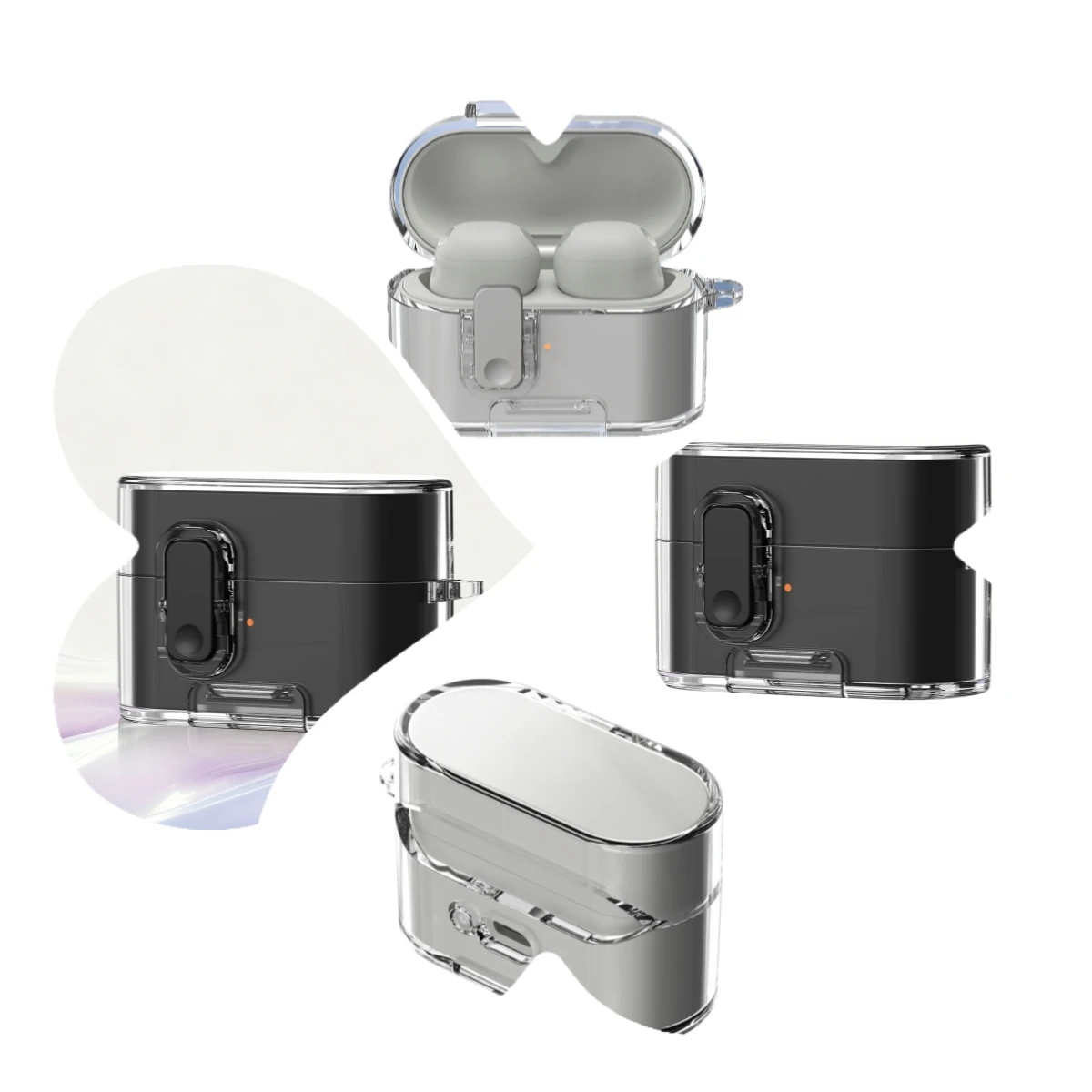 TPU Case for a Sleek Look,Transparent protective case for Sony WF-1000XM6 earbuds
TPU Case for a Sleek Look,Transparent protective case for Sony WF-1000XM6 earbuds