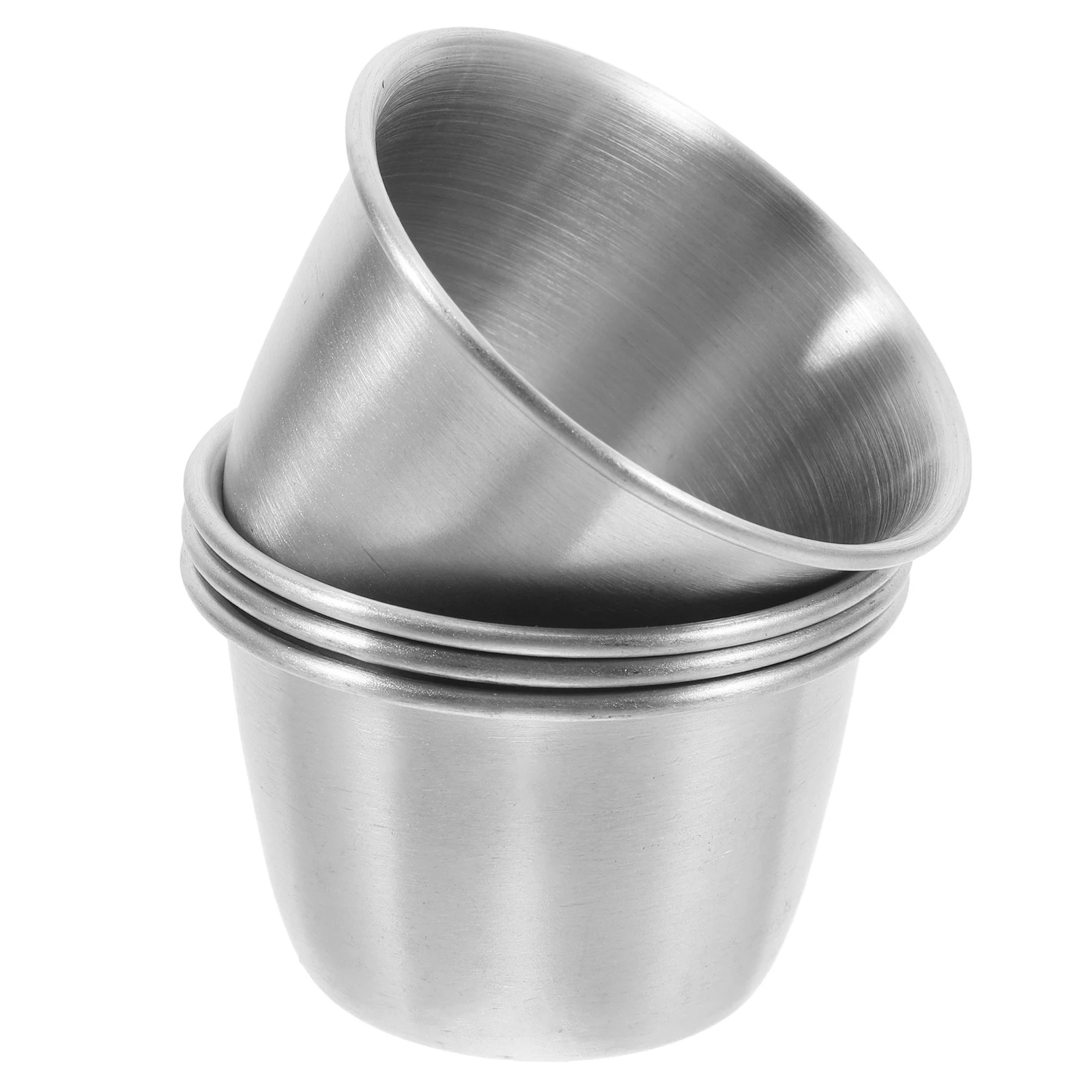 4 pcs Stainless Steel Sauce Cups Small Dipping Bowls Kitchen Tools Metal Condiment Cups Home Restaurant 304
4 pcs Stainless Steel Sauce Cups Small Dipping Bowls Kitchen Tools Metal Condiment Cups Home Restaurant 304