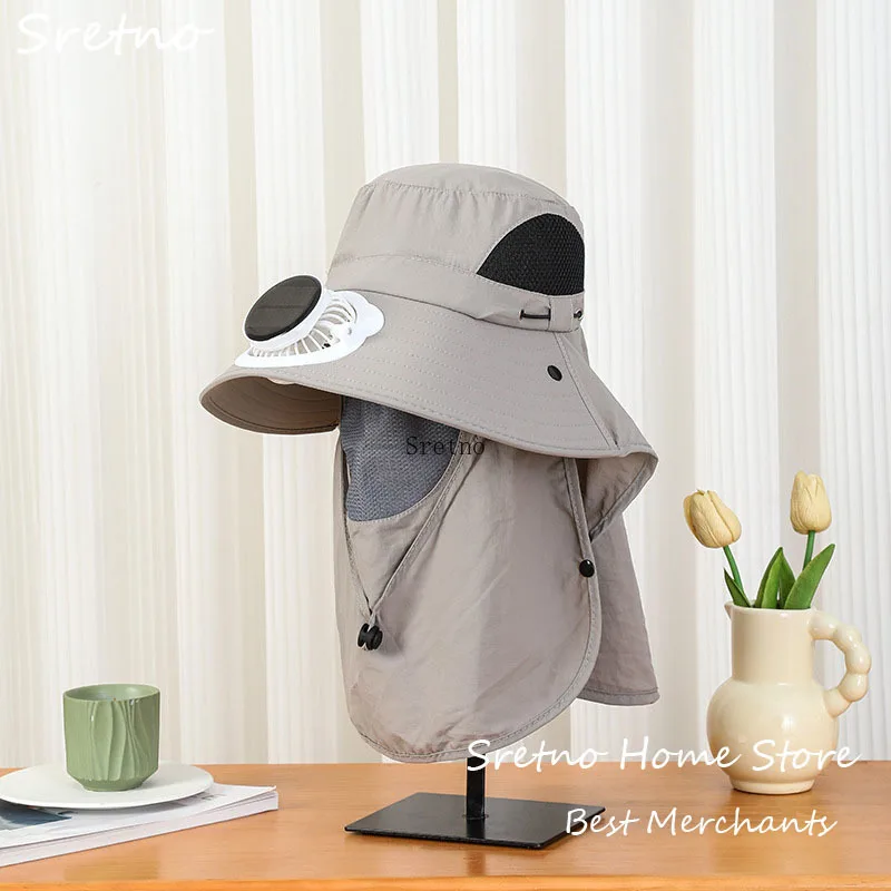 Summer Big Brimmed Solar Rechargeable Fan Hat Adult Outdoor Men and Women Countryside Fishing Sunshade Cover Face Sunscreen Hats
Summer Big Brimmed Solar Rechargeable Fan Hat Adult Outdoor Men and Women Countryside Fishing Sunshade Cover Face Sunscreen Hats