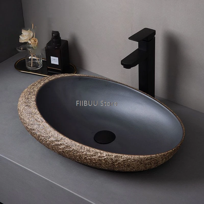 Керамическая накладная раковина-чаша для ванной комнаты, винтажный дизайн, различные варианты для столешницы, балкона
Керамическая накладная раковина-чаша для ванной комнаты, винтажный дизайн, различные варианты для столешницы, балкона