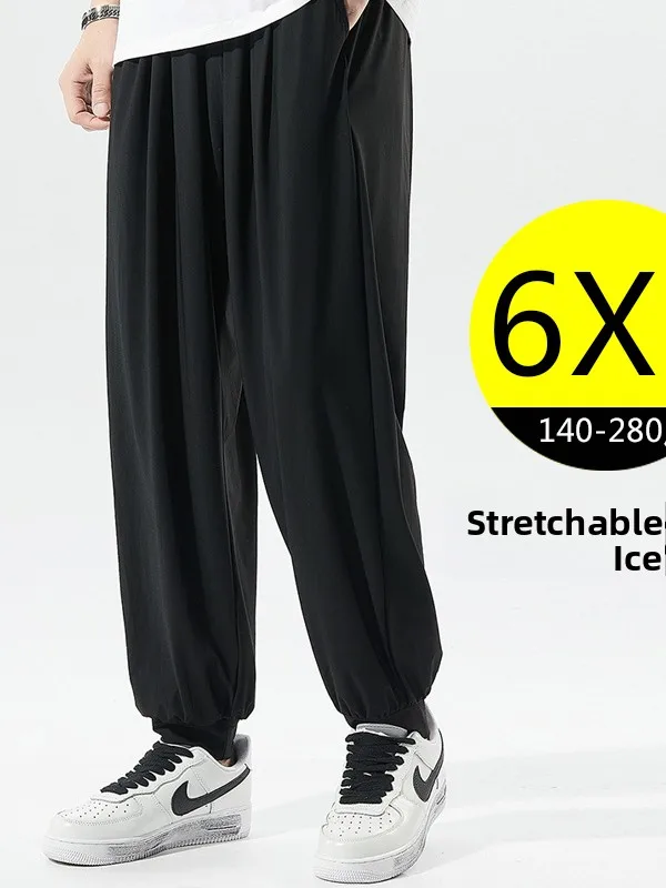 Мужские летние спортивные брюки больших размеров из ледяного шелка: тонкие, свободные, повседневные, длинные, струящиеся, быстросохнущие, молодежные, прямого кроя
Мужские летние спортивные брюки больших размеров из ледяного шелка: тонкие, свободные, повседневные, длинные, струящиеся, быстросохнущие, молодежные, прямого кроя