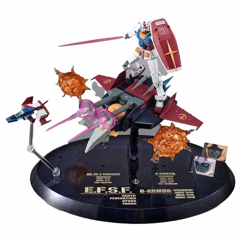 Аутентичные Bandai ROBOT SPIRITS SIDE MS G ARMOR, аниме-версия GUNDAM, коллекционная фигурка 45-летия 
Аутентичные Bandai ROBOT SPIRITS SIDE MS G ARMOR, аниме-версия GUNDAM, коллекционная фигурка 45-летия
