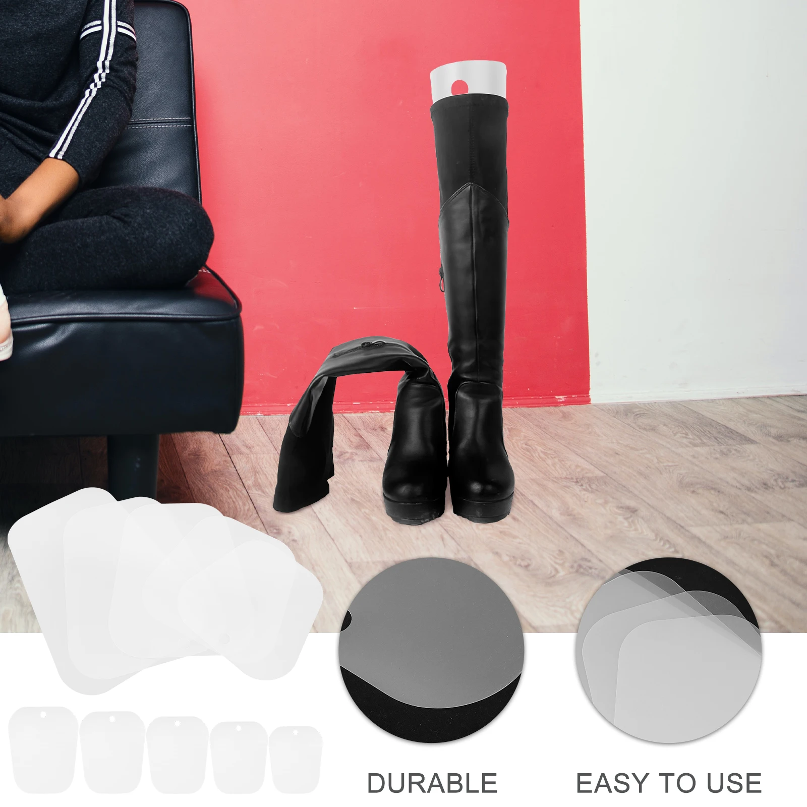 10Pcs Boot Inserts Tall Boots Support PP Material Women Men Storage Hole Durable Flexible Shoe Stretcher
10Pcs Boot Inserts Tall Boots Support PP Material Women Men Storage Hole Durable Flexible Shoe Stretcher