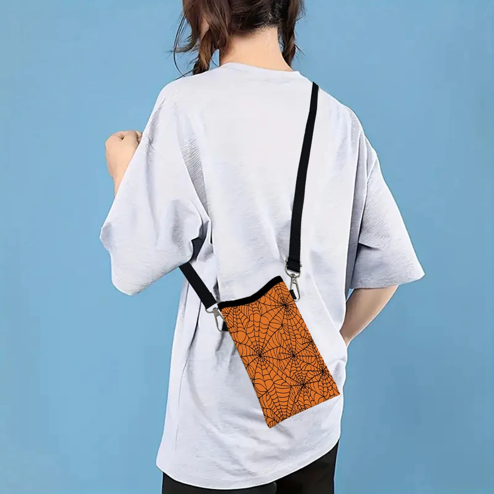 Halloween Phone Pouch with Lanyard, Exquisite Pattern Print Crossbody Bag Polyester Fabric Shoulder Bag Mobile Phone Case6.3
Halloween Phone Pouch with Lanyard, Exquisite Pattern Print Crossbody Bag Polyester Fabric Shoulder Bag Mobile Phone Case6.3