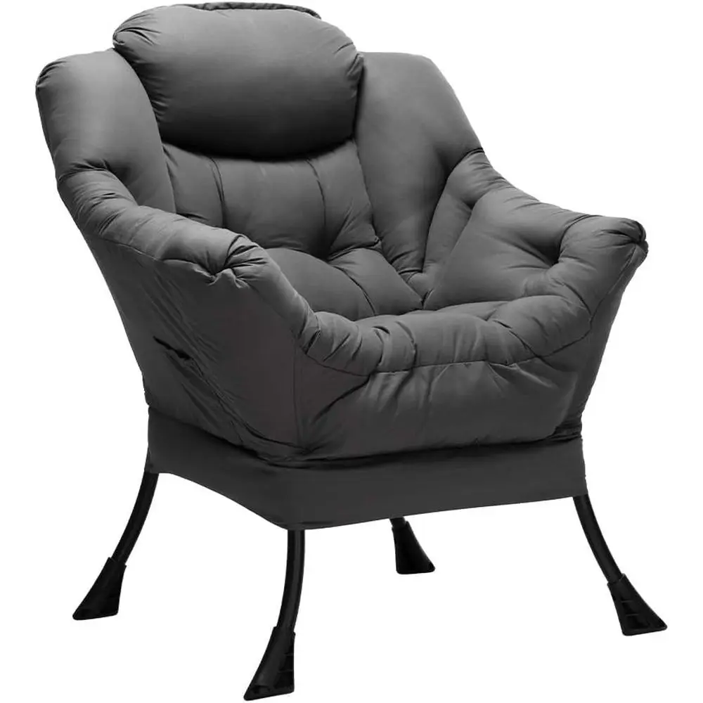 Oversized Grey Reading Chair with Armrests for Cozy Living, Bedrooms, or Dorms
Oversized Grey Reading Chair with Armrests for Cozy Living, Bedrooms, or Dorms