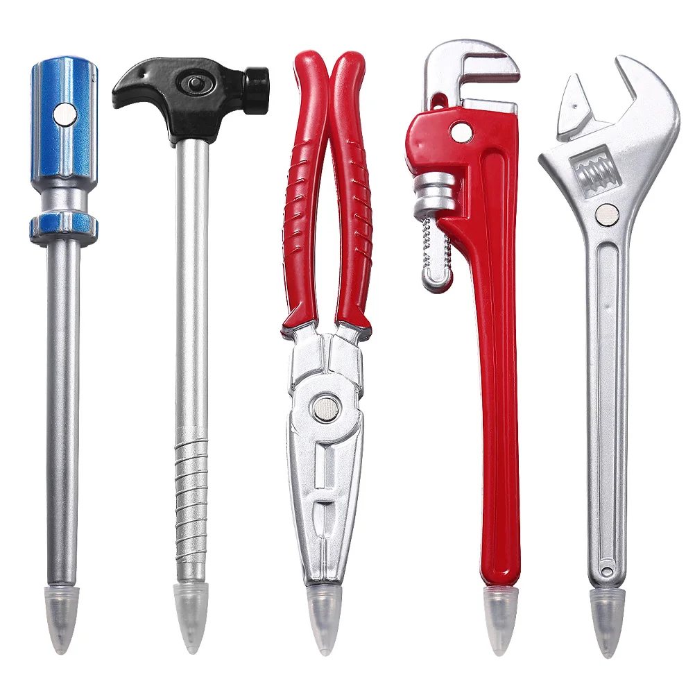 5pcs Ballpoint Pens Hardware Tools Designed Smooth Writing Creative Stationery Black Color Portable Student Pen
5pcs Ballpoint Pens Hardware Tools Designed Smooth Writing Creative Stationery Black Color Portable Student Pen